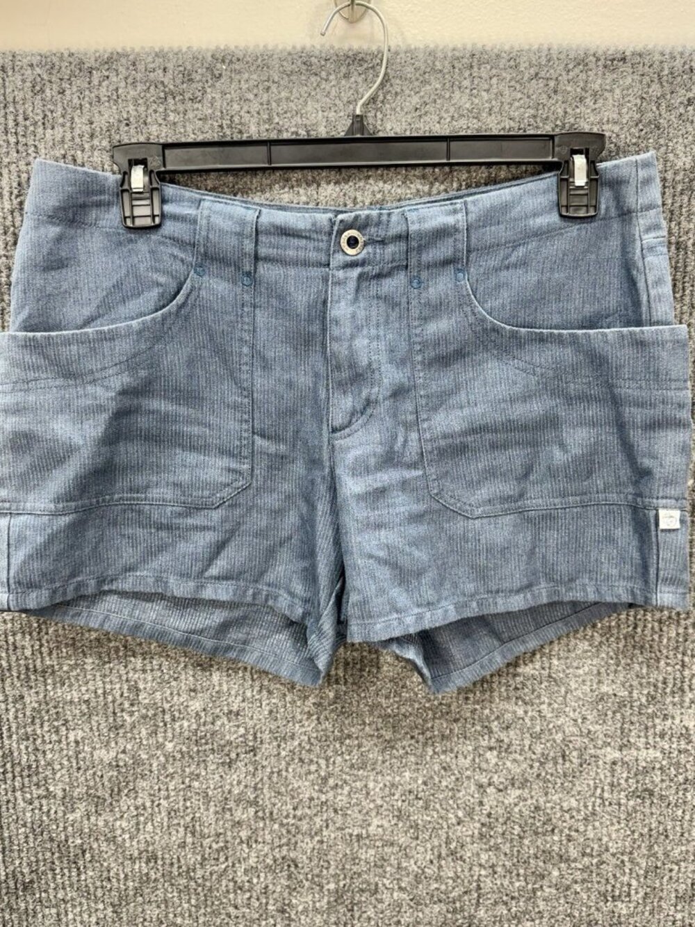 Vintage Patagonia Rhythm Hemp Shorts Women’s 14 Blue Extension Cord Chino 21206